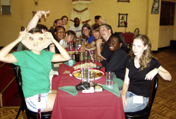 Students enjoy fun times together.